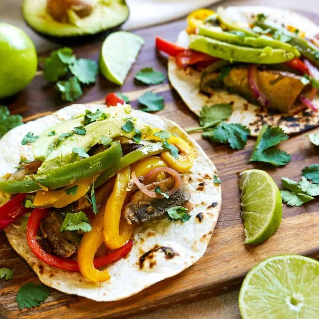 Recipes for families: Veggie Fajita Tacos